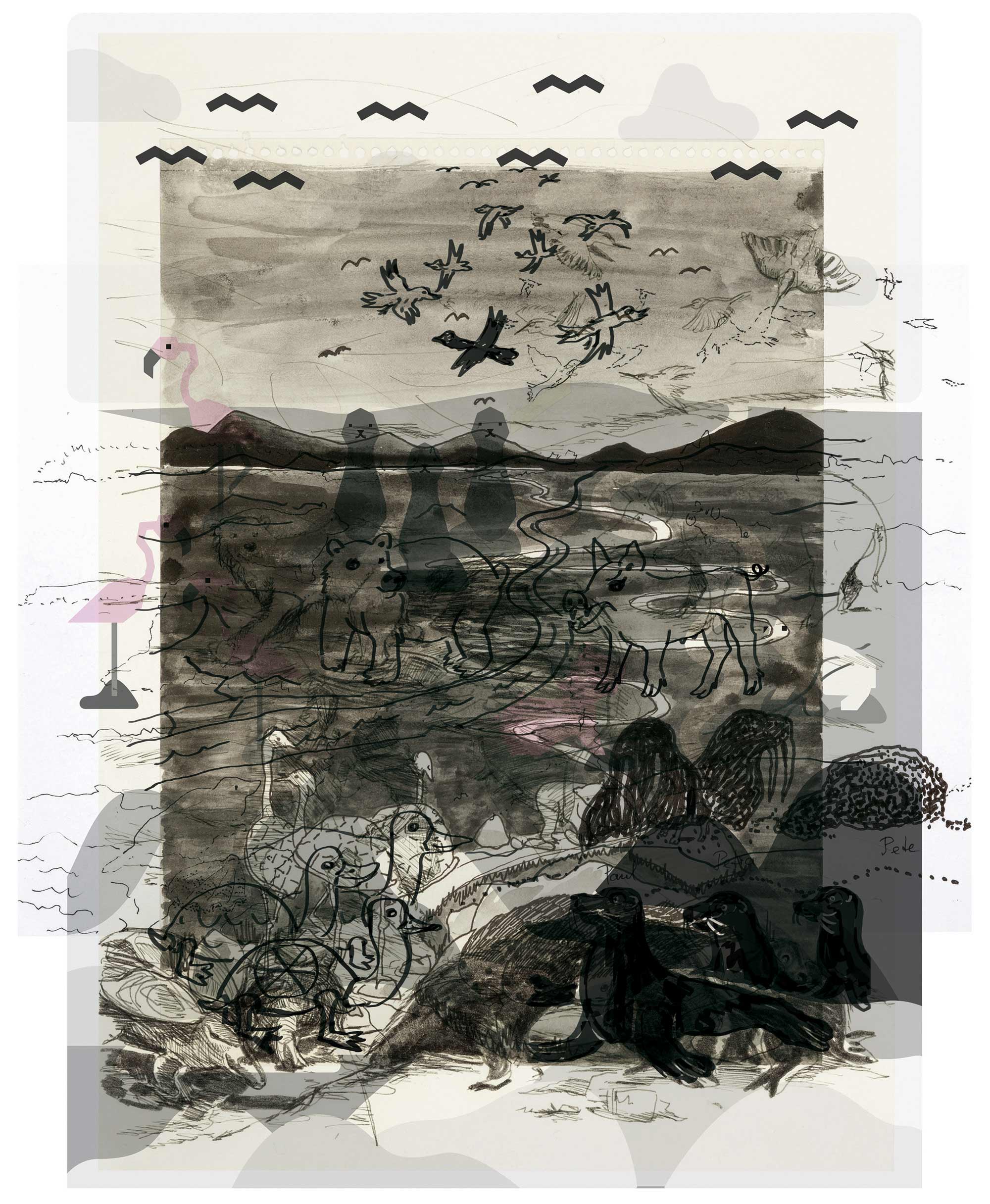 Paper Collage made by Svenja Plaas